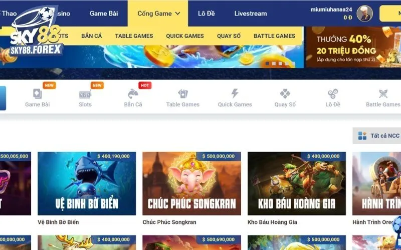 Ưu điểm giúp thu hút khách hàng của sảnh nổ hũ online